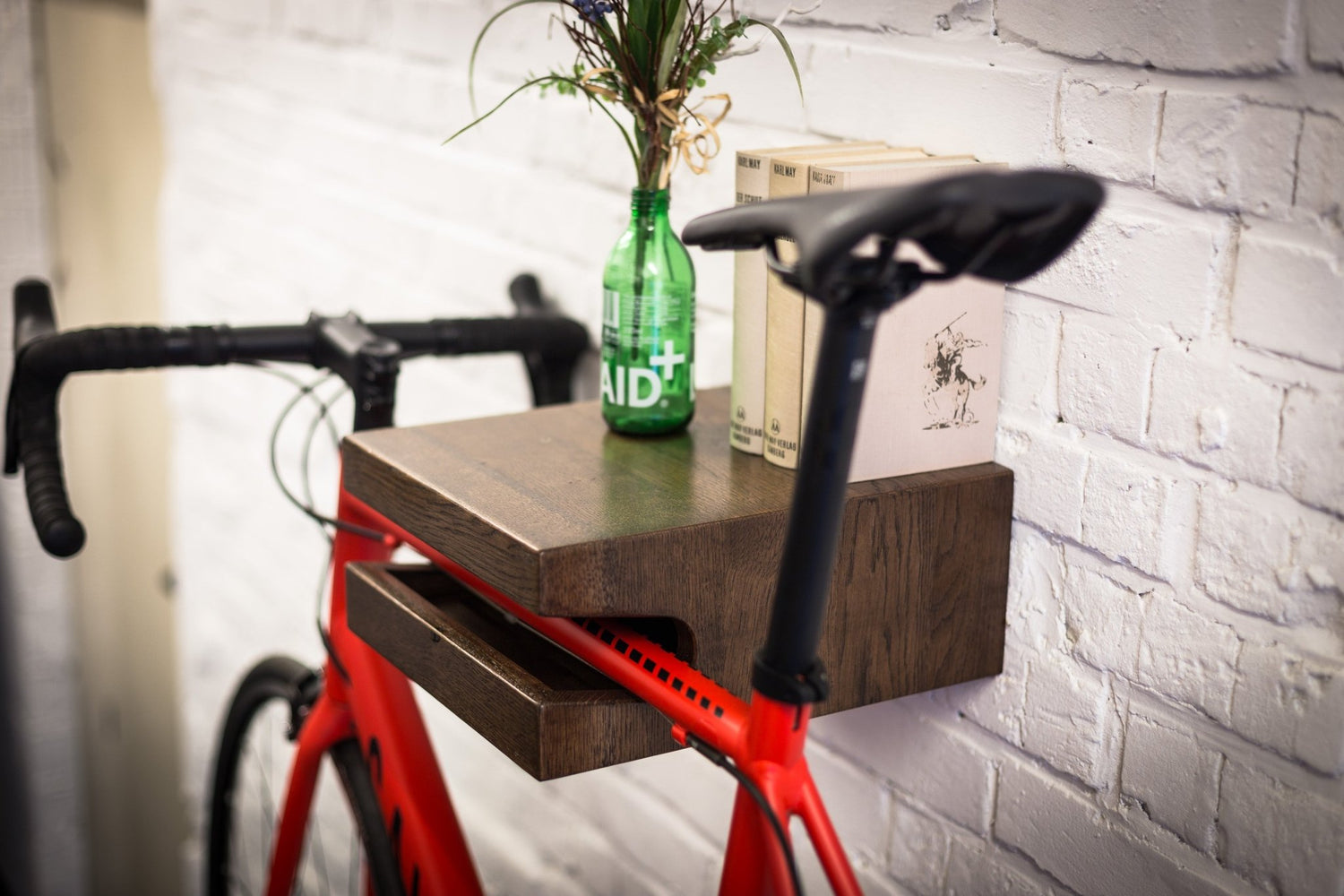 Fahrrad Wandhalterungen aus Holz von den Bicycledudes | Fahrrad Aufhängung aus Holz